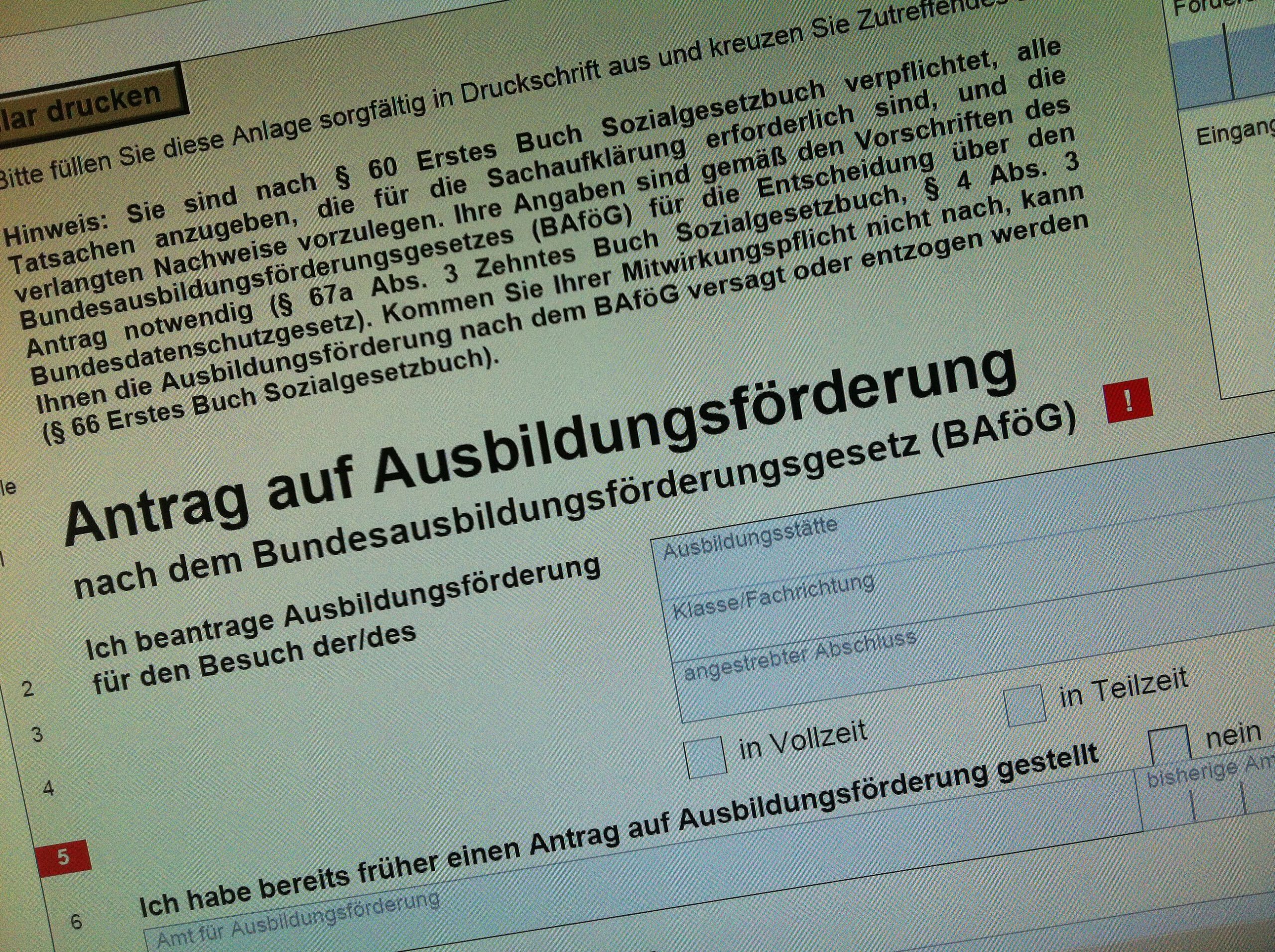Ausbildungsverhinderung für arme Leute