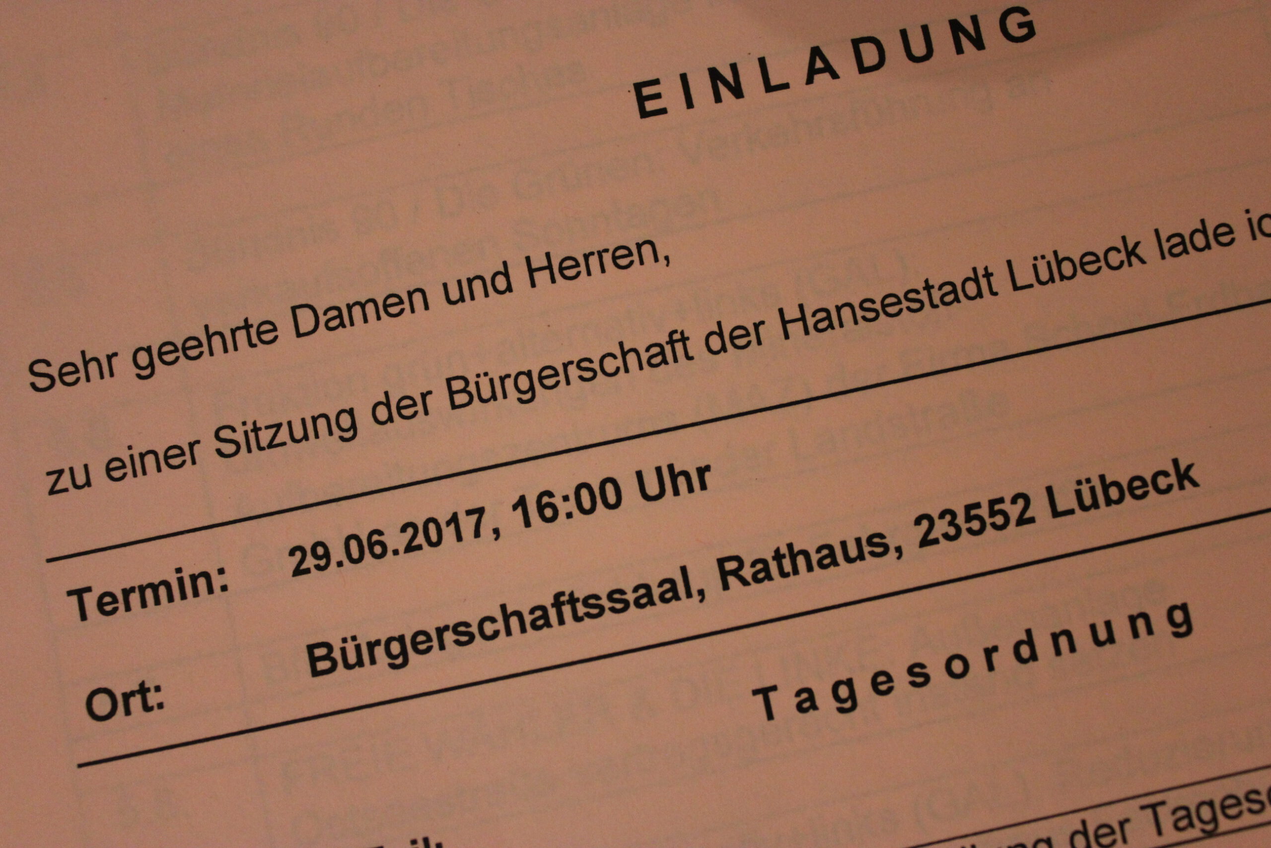 GAL Anträge zur Bürgerschaftssitzung 29. Juni 2017