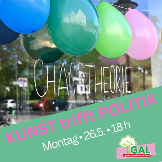 Die GAL Wähler*innengemeinschaft lädt am Montag, 26. Mai, um 18 Uhr zu einem besonderen Event ein: Kunst trifft Politik. In dem frisch eröffneten @chaostheorie.kreativstudio der Künstlerin Julia Mosiniak, in der Dankwartsgrube 65, darf an dem Abend innerhalb von zwei Stunden Ton geknetet und zu einer kleinen Schale oder Figur geformt werden. Außerdem wird die Technik des Teppich Tufting vorgestellt und darf von Teilnehmenden ausprobiert werden. 

Mitglieder der GAL stellen derweil Basics der Lübecker Kommunalpolitik vor und konkret, wie es von der Idee für ein Streetart-Festival in Lübeck zur Umsetzung gekommen ist. „Wir wollen mit diesem Veranstaltungsformat neue Begegnungen schaffen“, berichtet Ronald Thorn, Vorstandsmitglied der GAL. „Wir finden es unglaublich spannend, wie vielseitig das Angebot im Chaostheorie Kreativstudio ist und sind selbst neugierig auf das, was Julia Mosiniak an dem Abend mit uns vorhat.

Gleichzeitig wollen wir zeigen, dass es auch Spaß machen kann, etwas politisch vor Ort zu bewegen – zum Beispiel für Kunst und Kultur. Deshalb laden wir Interessierte ein, das Kreativstudio Chaostheorie kennenzulernen und dabei auch uns ehrenamtlich engagierten Kommunalpolitiker*innen näherzukommen.“ 

Von der GAL wird an dem Abend das Bürgerschaftsmitglied Juleka Schulte-Ostermann dabei sein, ebenso wie Katja Mentz, die seit 25 Jahren in der Kommunalpolitik aktiv ist, und Ronald Thorn, der vor vier Jahren über sein Engagement in der Elternvertretung zur GAL kam. Das klingt fantastisch und du willst am 26. Mai unbedingt dabei sein? Dann melde dich schnell an, denn die Plätze sind begrenzt. Anmeldungen: info@gal-luebeck.de
